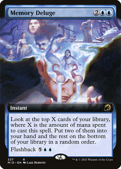 Memory Deluge (Extended Art) - Innistrad: Midnight Hunt