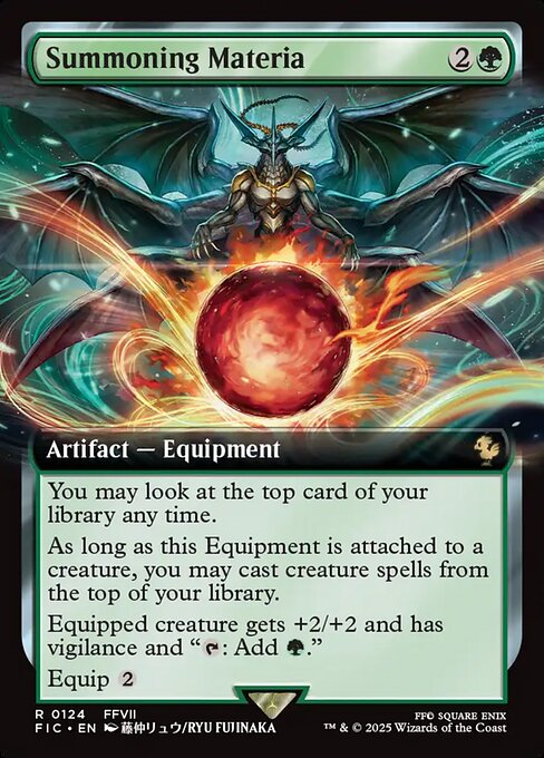 Summoning Materia (Extended Art) - Commander: FINAL FANTASY