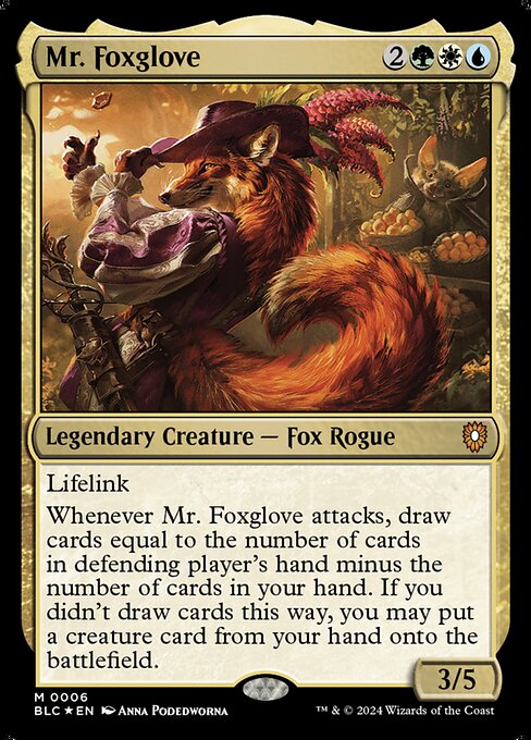 Mr. Foxglove - Commander: Bloomburrow