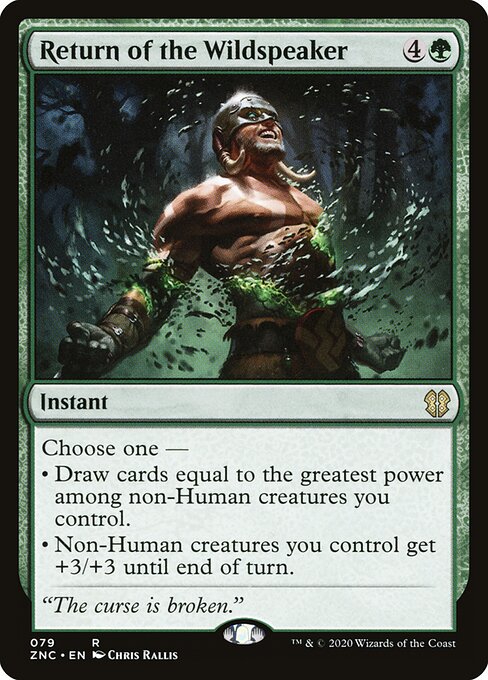 Return of the Wildspeaker - Commander: Zendikar Rising
