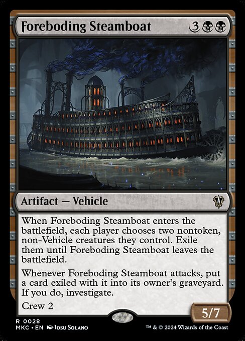 Foreboding Steamboat - Commander: Murders at Karlov Manor