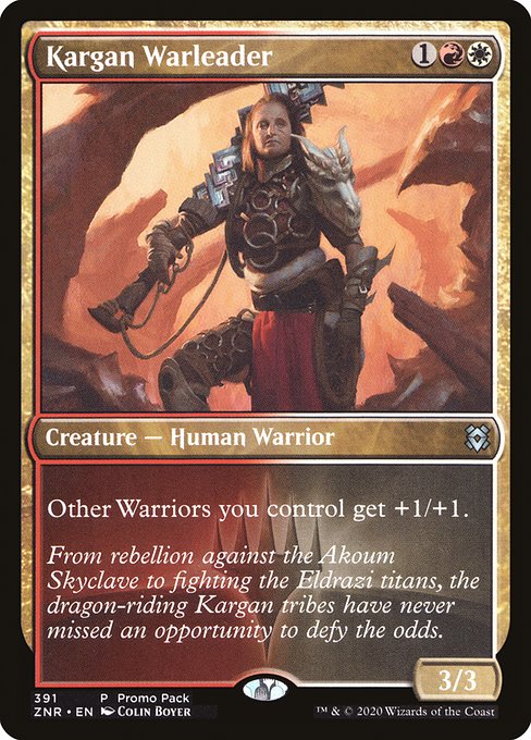 Kargan Warleader - Promo Pack: Zendikar Rising