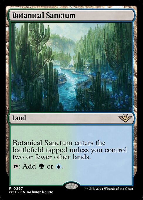 Botanical Sanctum (Foil) - Outlaws of Thunder Junction