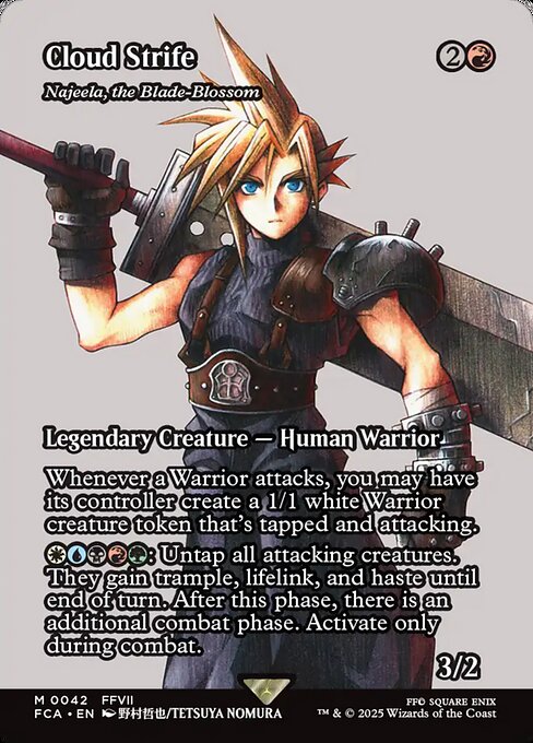 Cloud Strife - Najeela, the Blade-Blossom (Showcase) - FINAL FANTASY: Through the Ages