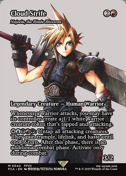 Cloud Strife - Najeela, the Blade-Blossom (Showcase) - FINAL FANTASY: Through the Ages