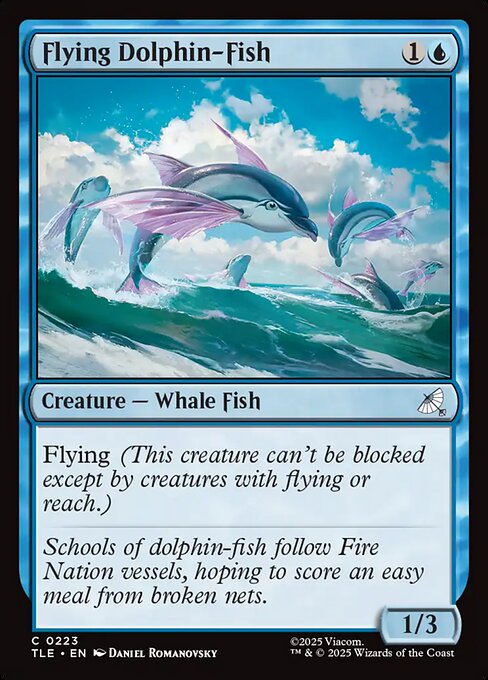 Flying Dolphin-Fish (Foil) - Avatar: The Last Airbender: Eternal-Legal