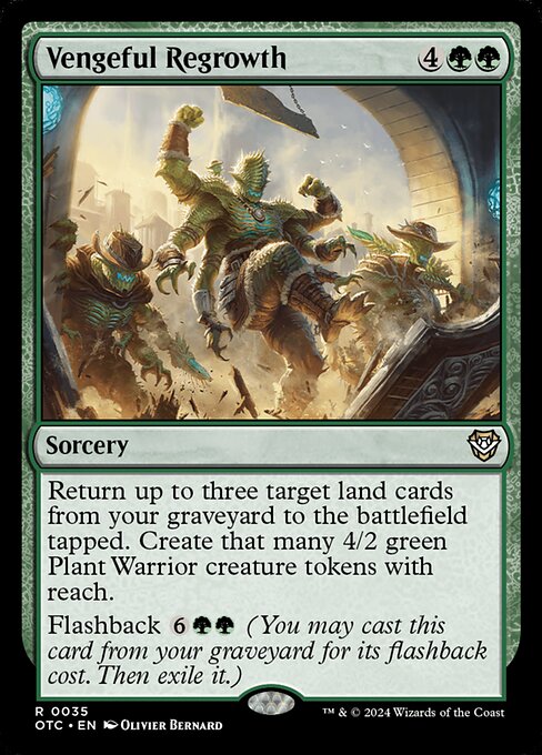 Vengeful Regrowth - Commander: Outlaws of Thunder Junction