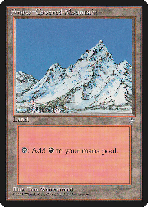 Snow-Covered Mountain - Ice Age