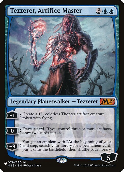 Tezzeret, Artifice Master - The List Reprints