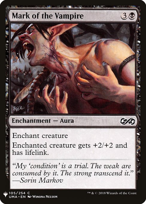Mark of the Vampire - The List Reprints
