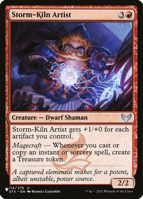 Storm-Kiln Artist - The List Reprints