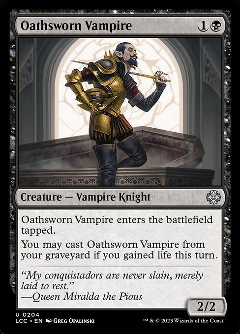 Oathsworn Vampire - Commander: The Lost Caverns of Ixalan