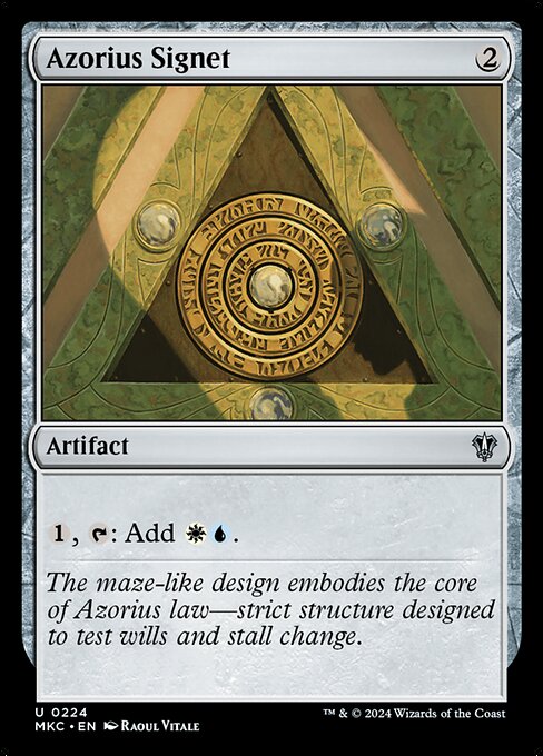 Azorius Signet - Commander: Murders at Karlov Manor