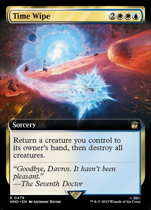 Time Wipe (Extended Art) - Universes Beyond: Doctor Who