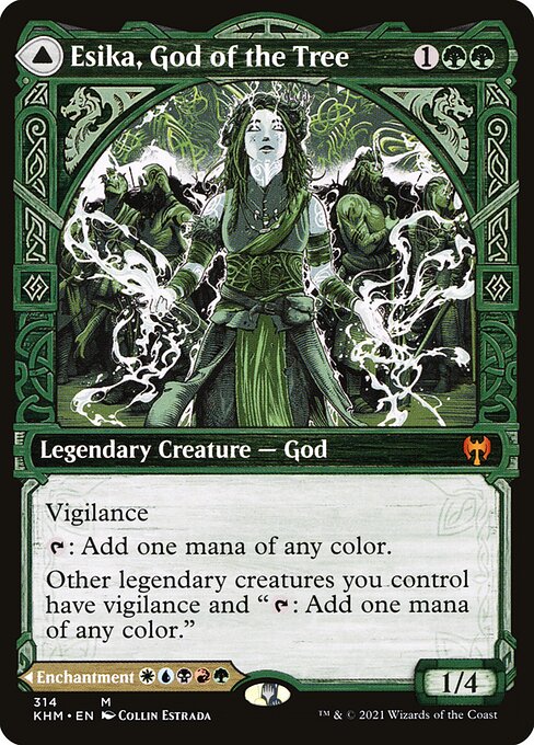 Esika, God of the Tree (Showcase) - Kaldheim