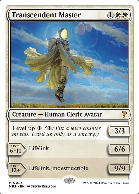 Transcendent Master (White Border) - Mystery Booster 2