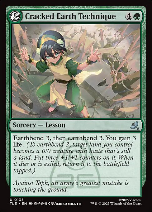 Cracked Earth Technique (Foil) - Avatar: The Last Airbender: Eternal-Legal