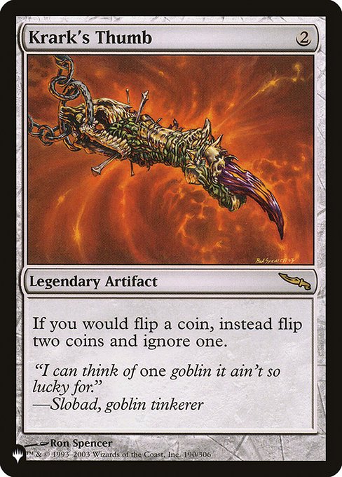 Krark's Thumb - The List Reprints