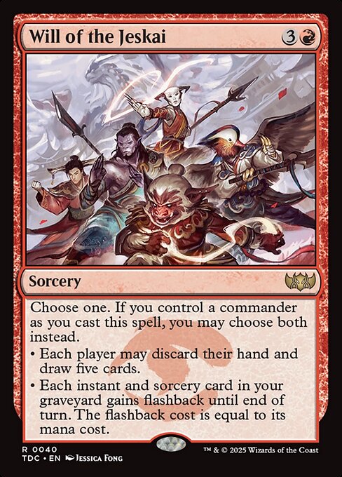 Will of the Jeskai - Commander: Tarkir: Dragonstorm