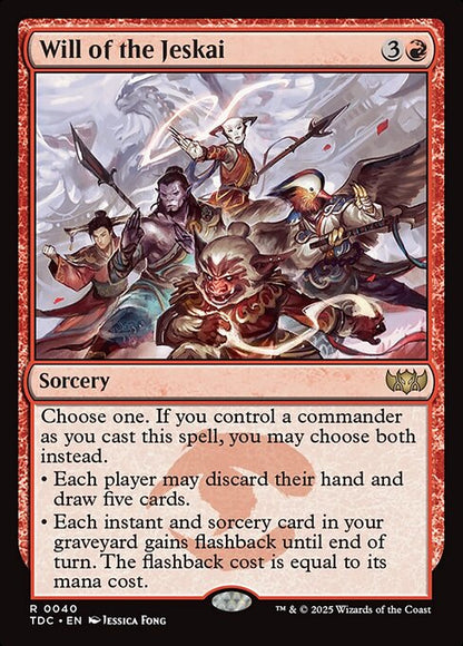 Will of the Jeskai - Commander: Tarkir: Dragonstorm