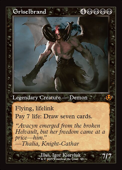 Griselbrand (Retro Frame) - Innistrad Remastered