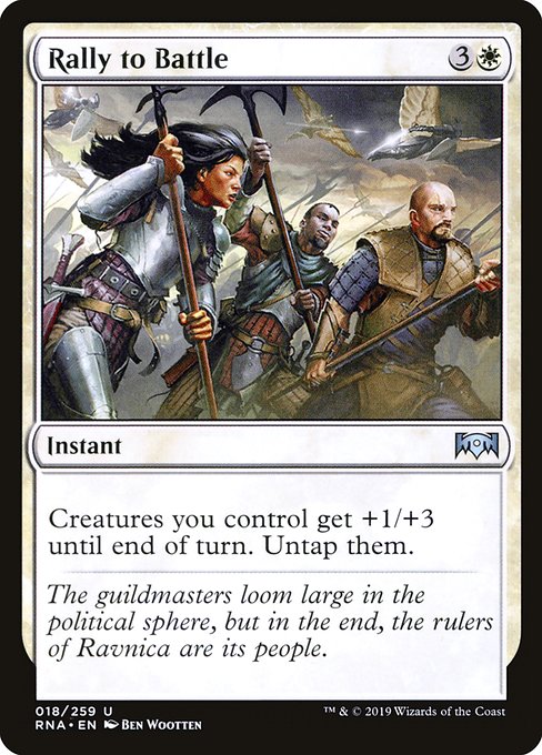 Rally to Battle - Ravnica Allegiance