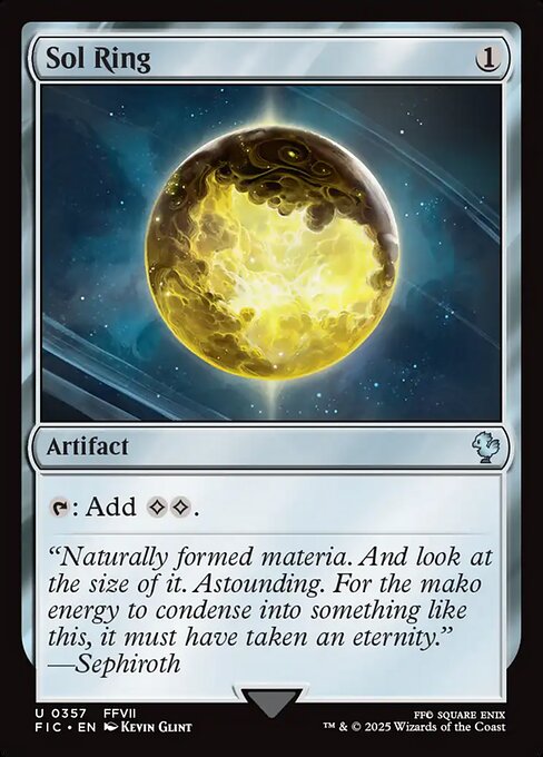 Sol Ring (0357) - Commander: FINAL FANTASY