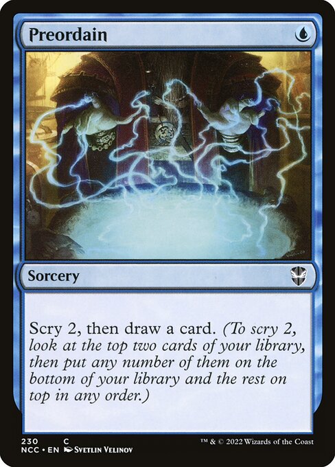 Preordain - Commander: Streets of New Capenna