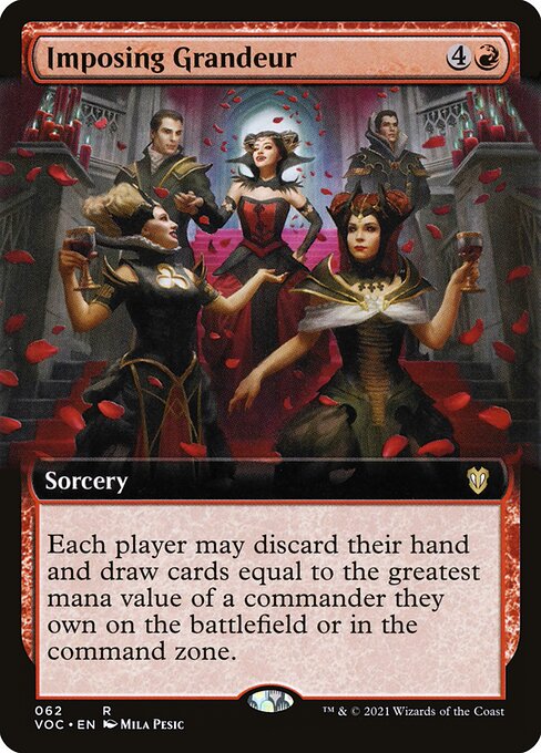 Imposing Grandeur (Extended Art) - Commander: Innistrad: Crimson Vow
