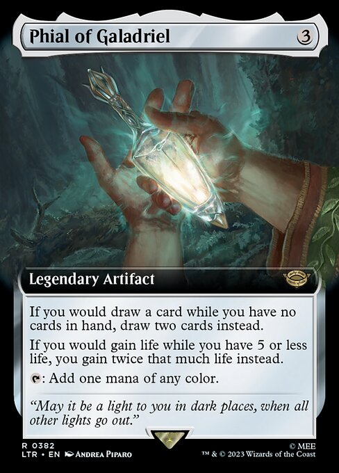 Phial of Galadriel (Extended Art) - Universes Beyond: The Lord of the Rings: Tales of Middle-earth