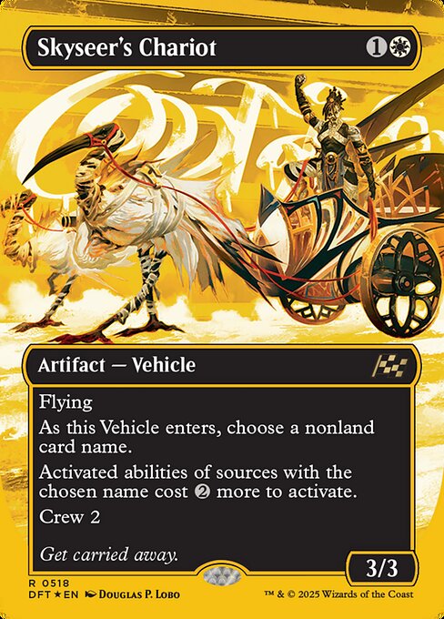 Skyseer's Chariot (Borderless) (Foil) - Aetherdrift