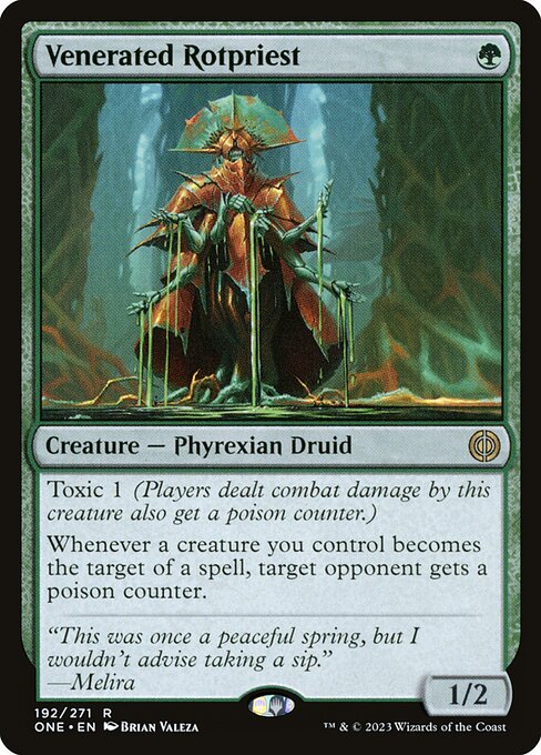 Venerated Rotpriest (Foil) - Phyrexia: All Will Be One