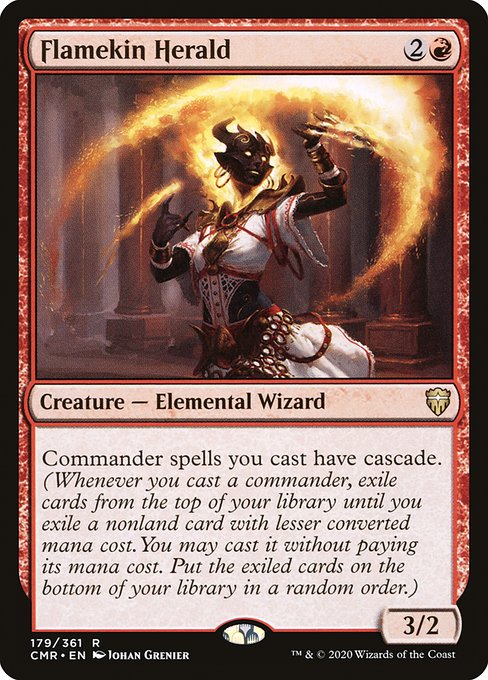 Flamekin Herald (Foil) - Commander Legends