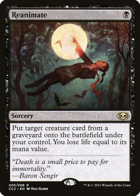 Reanimate (Foil) - Commander Collection: Black