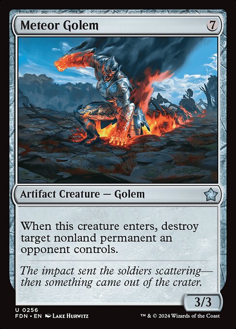 Meteor Golem (1660) (Foil) - Secret Lair Drop Series