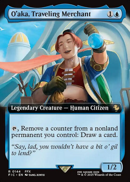 O'aka, Traveling Merchant (Extended Art) - Commander: FINAL FANTASY