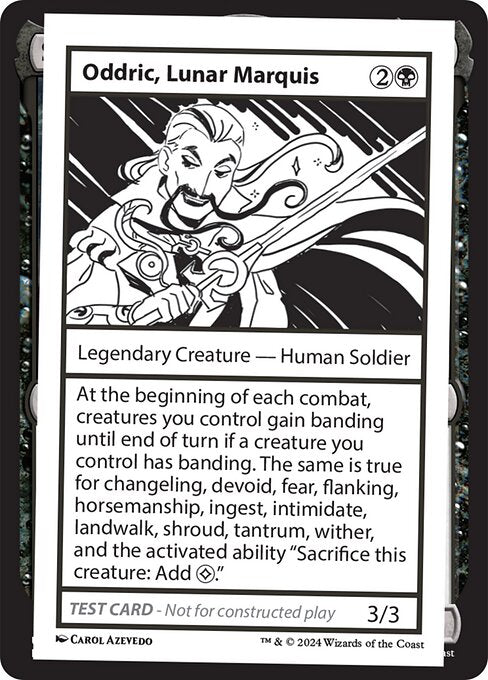 Oddric, Lunar Marquis - Mystery Booster 2 Playtest Cards