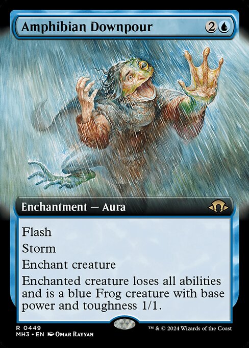 Amphibian Downpour (Extended Art) - Modern Horizons 3