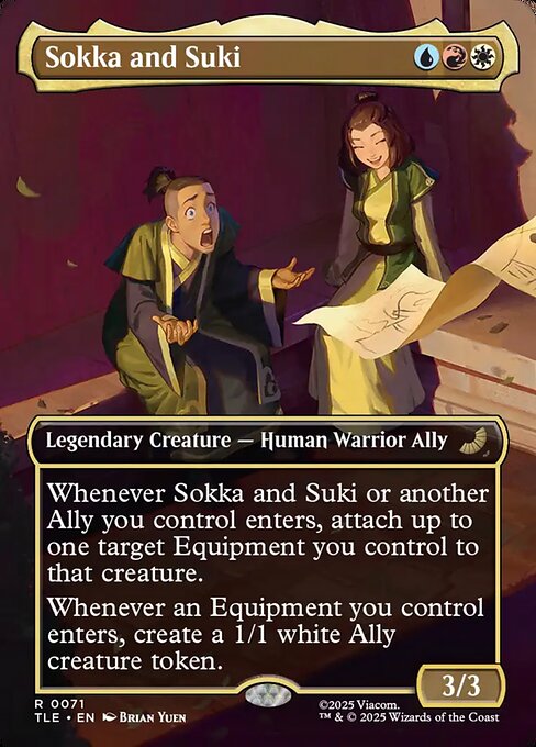 Sokka and Suki (Borderless) - Avatar: The Last Airbender: Eternal-Legal