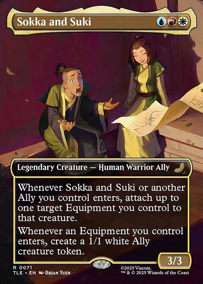 Sokka and Suki (Borderless) - Avatar: The Last Airbender: Eternal-Legal