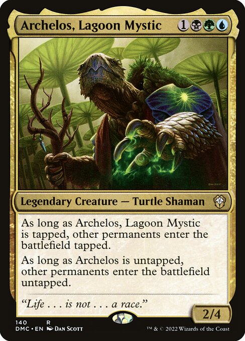 Archelos, Lagoon Mystic - Commander: Dominaria United