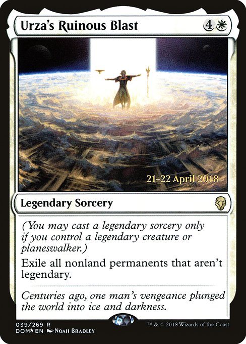 Urza's Ruinous Blast - Prerelease Cards