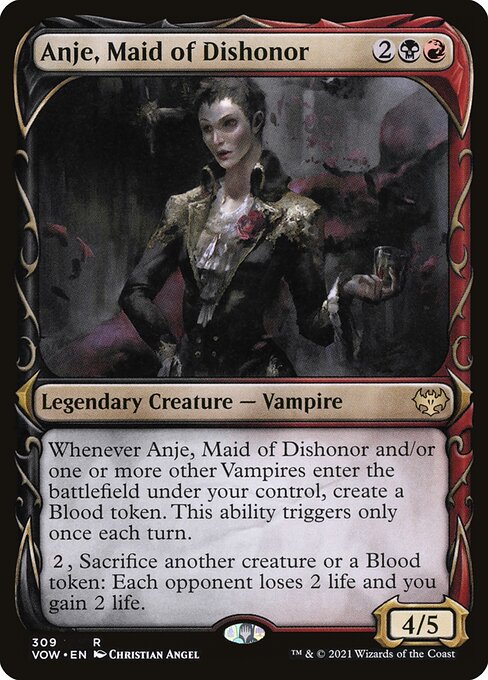 Anje, Maid of Dishonor (Showcase) - Innistrad: Crimson Vow