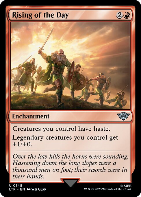 Rising of the Day - Universes Beyond: The Lord of the Rings: Tales of Middle-earth