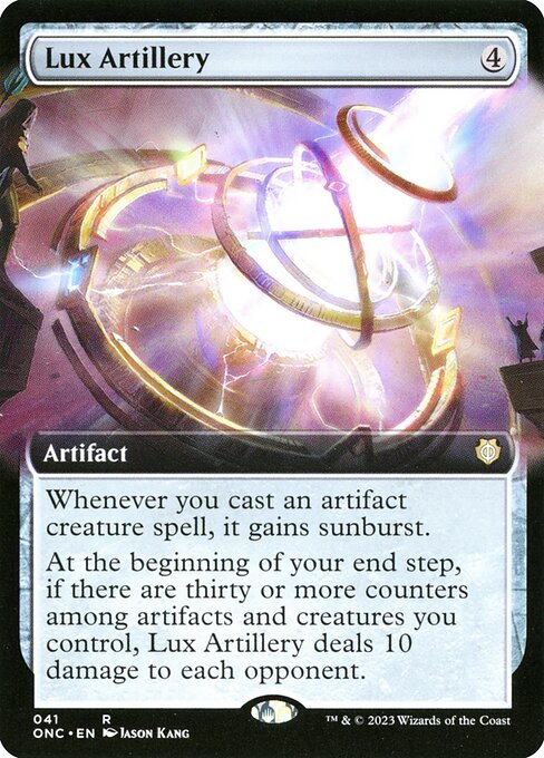 Lux Artillery (Extended Art) - Commander: Phyrexia: All Will Be One