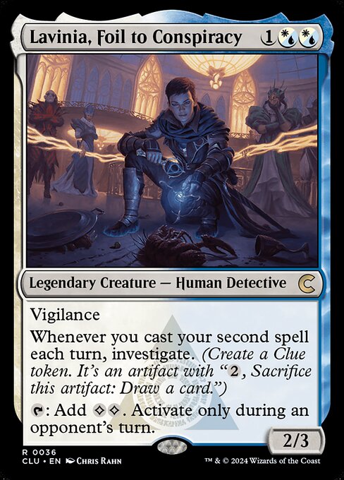Lavinia, Foil to Conspiracy (Retro Frame) (Foil) - Ravnica: Clue Edition