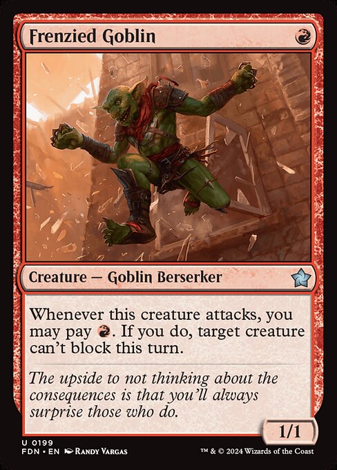 Frenzied Goblin (Foil) - FNM Promos