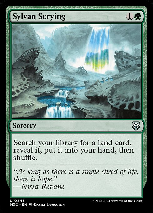 Sylvan Scrying (Foil) - Commander: Modern Horizons 3