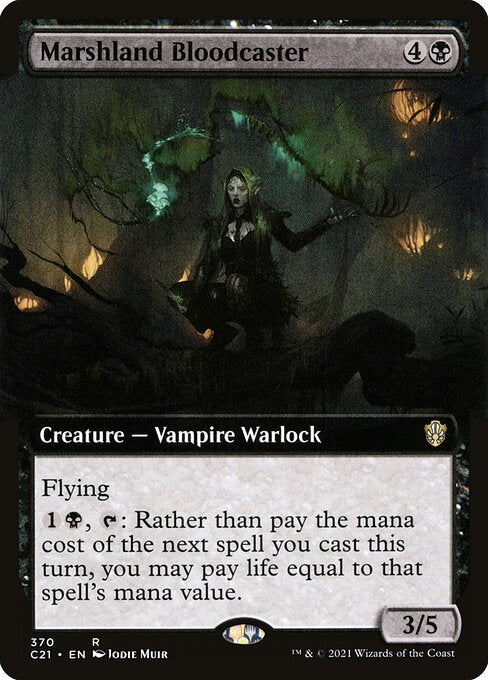 Marshland Bloodcaster (Extended Art) - Commander 2021