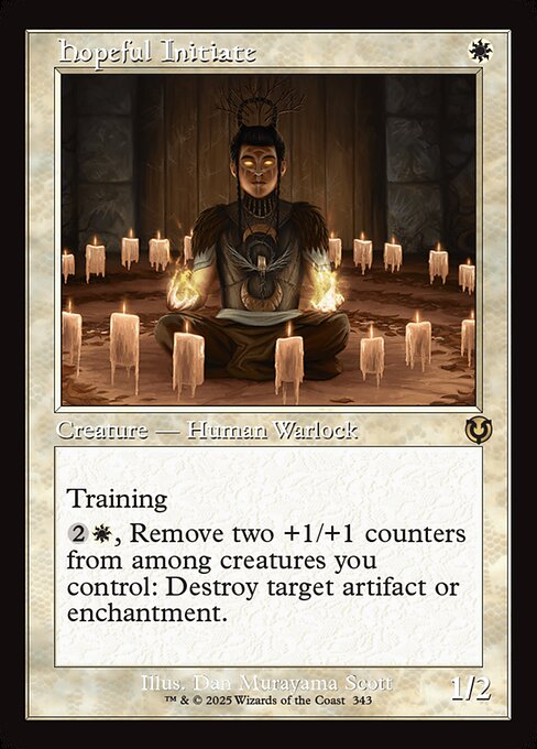 Hopeful Initiate (Retro Frame) - Innistrad Remastered